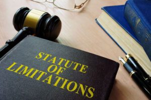 Legal Book titled Statue of Limitations